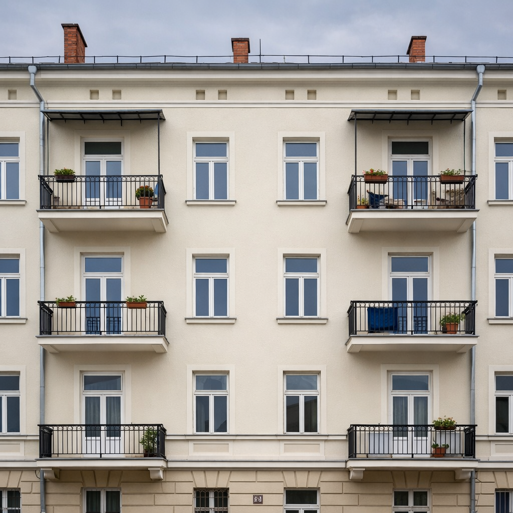 Felújított társasház